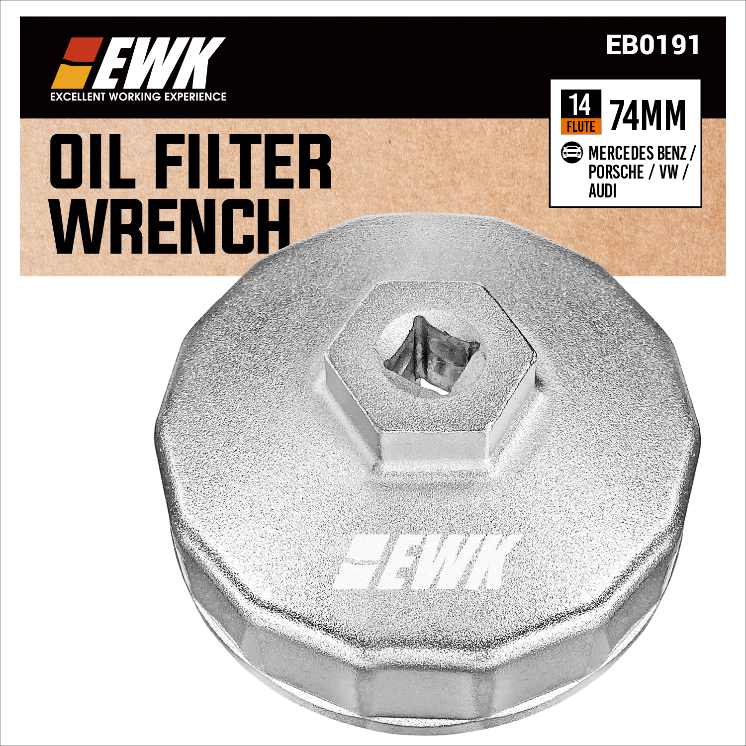EWK 1/2" Non Marring Lug Nut Socket Set, 17mm 19mm 21mm 13/16" 7/8"